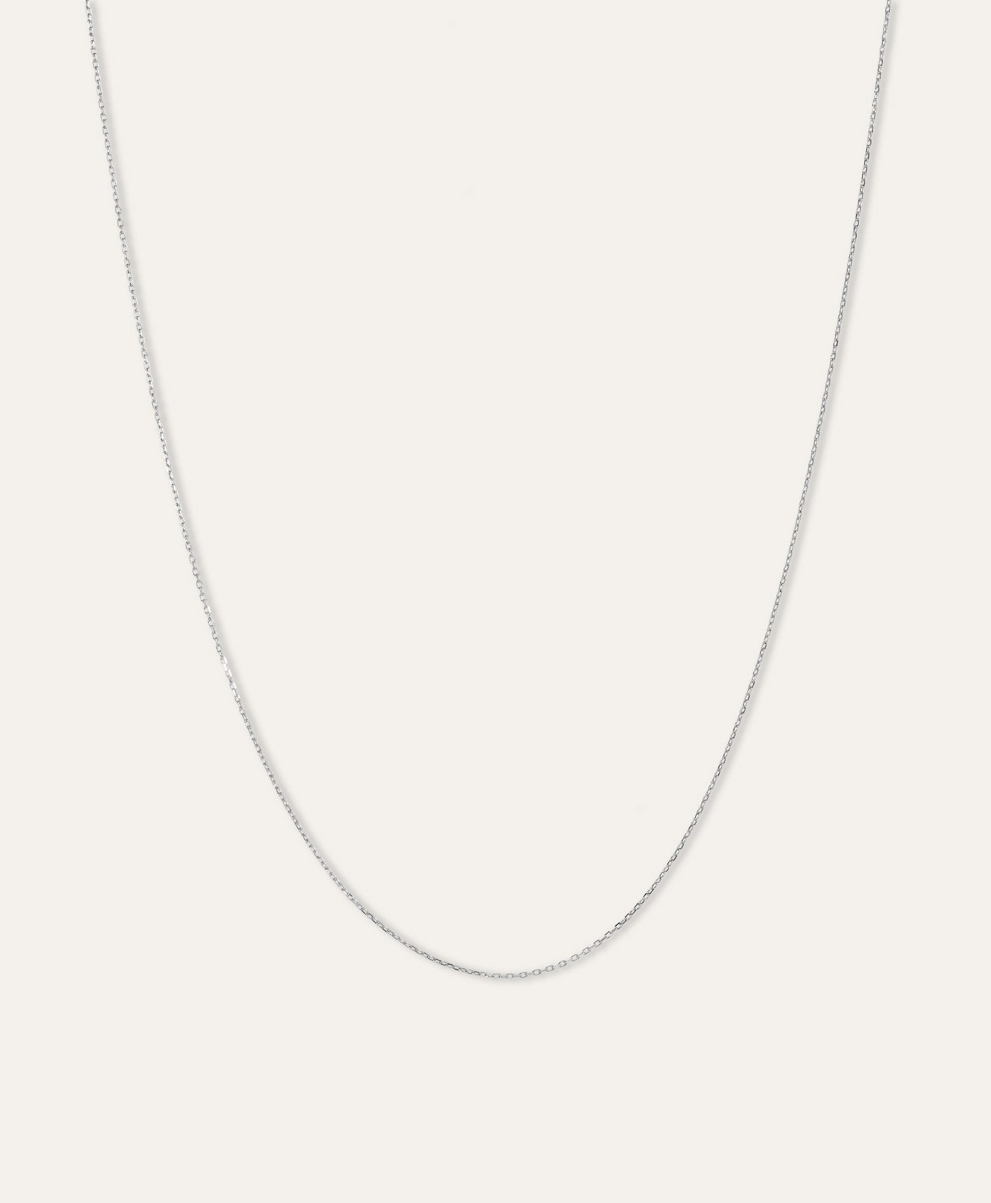 14k White Gold Signature Cable Chain