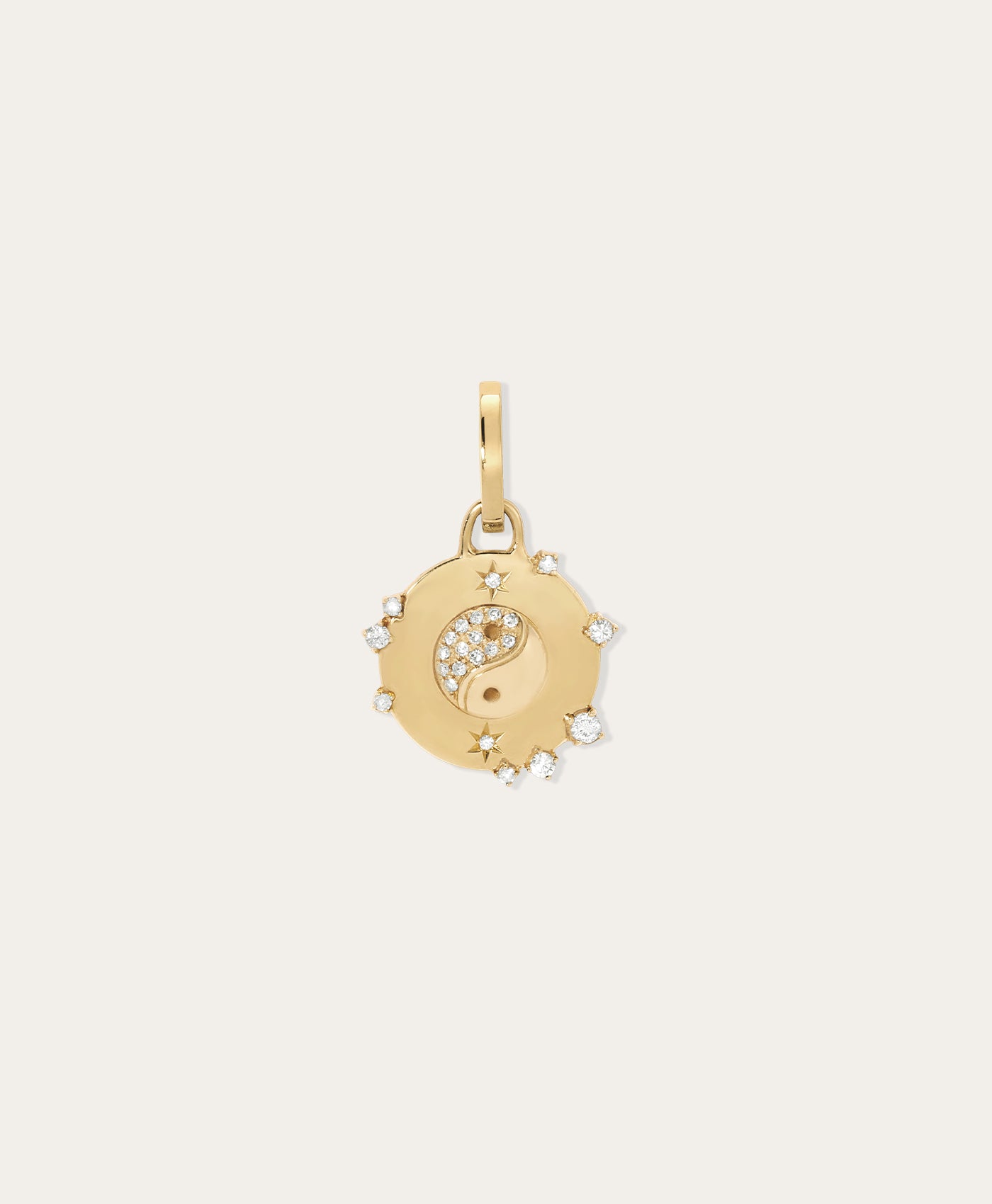 Zodiac Diamond Gemini Hinged Charm