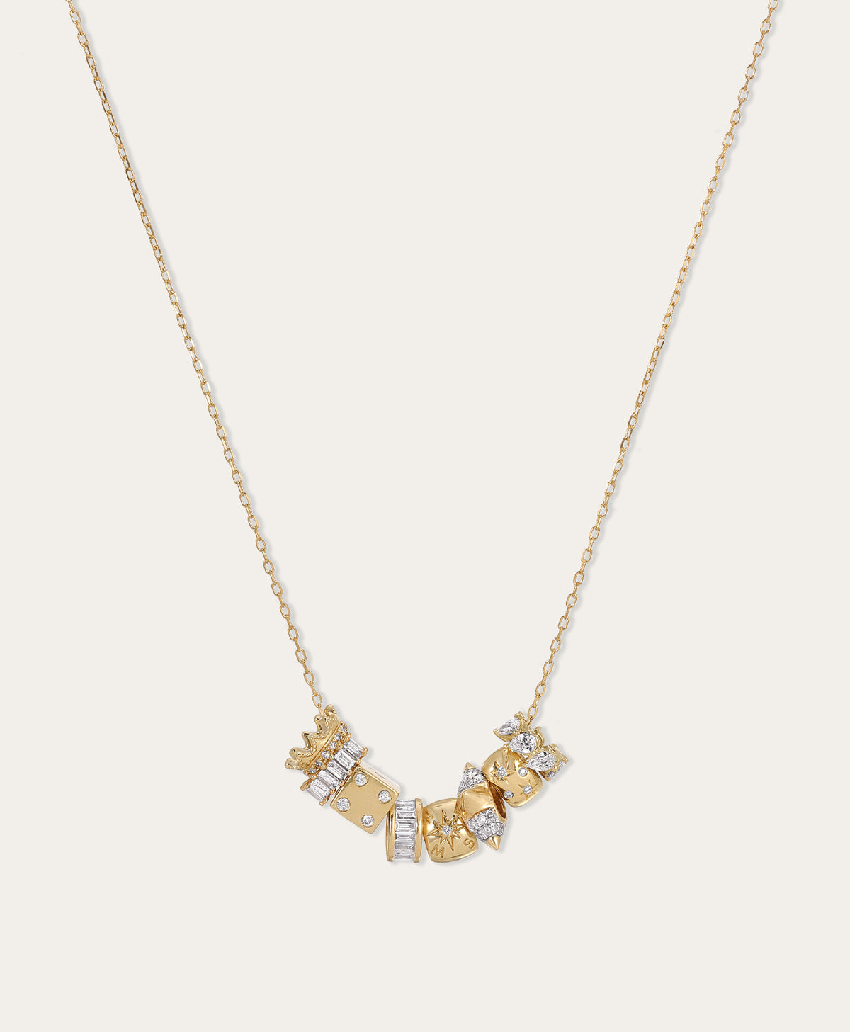 Grace Diamond Rager Mini Bead Necklace