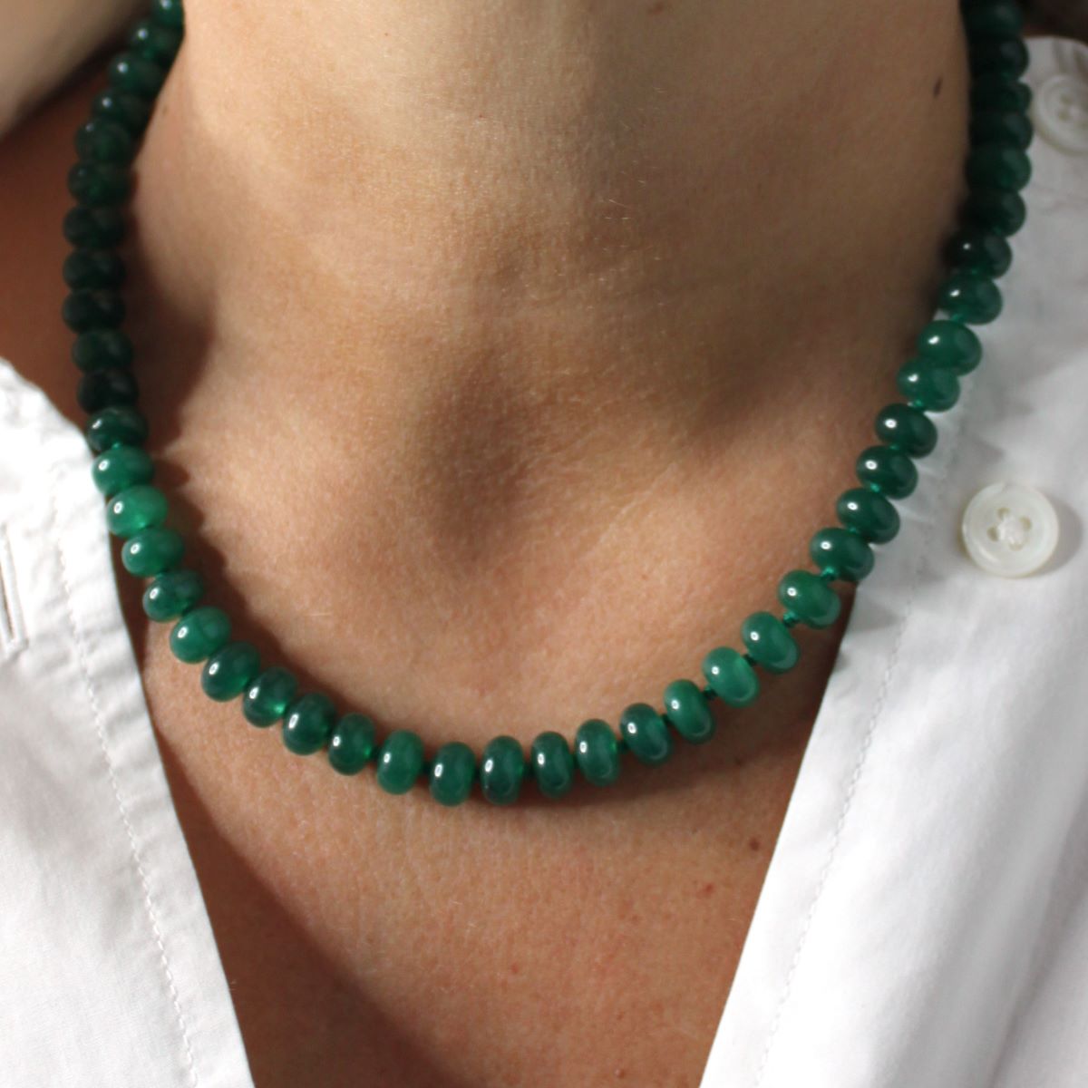 Green with Envy Gemstone Necklace