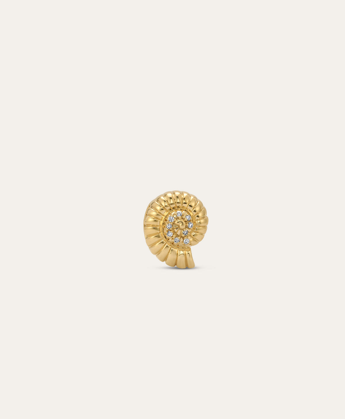 Groovy Diamond Seashell Big Bead