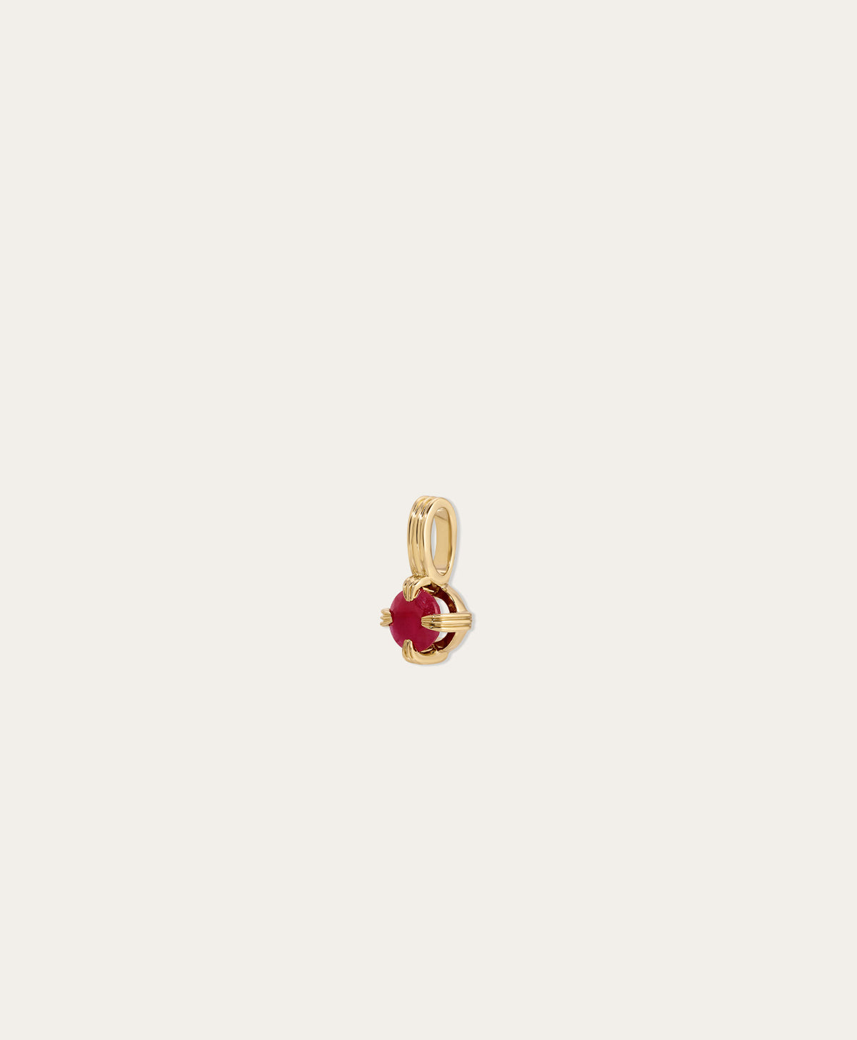 Groovy Solitaire Ruby Mini Charm