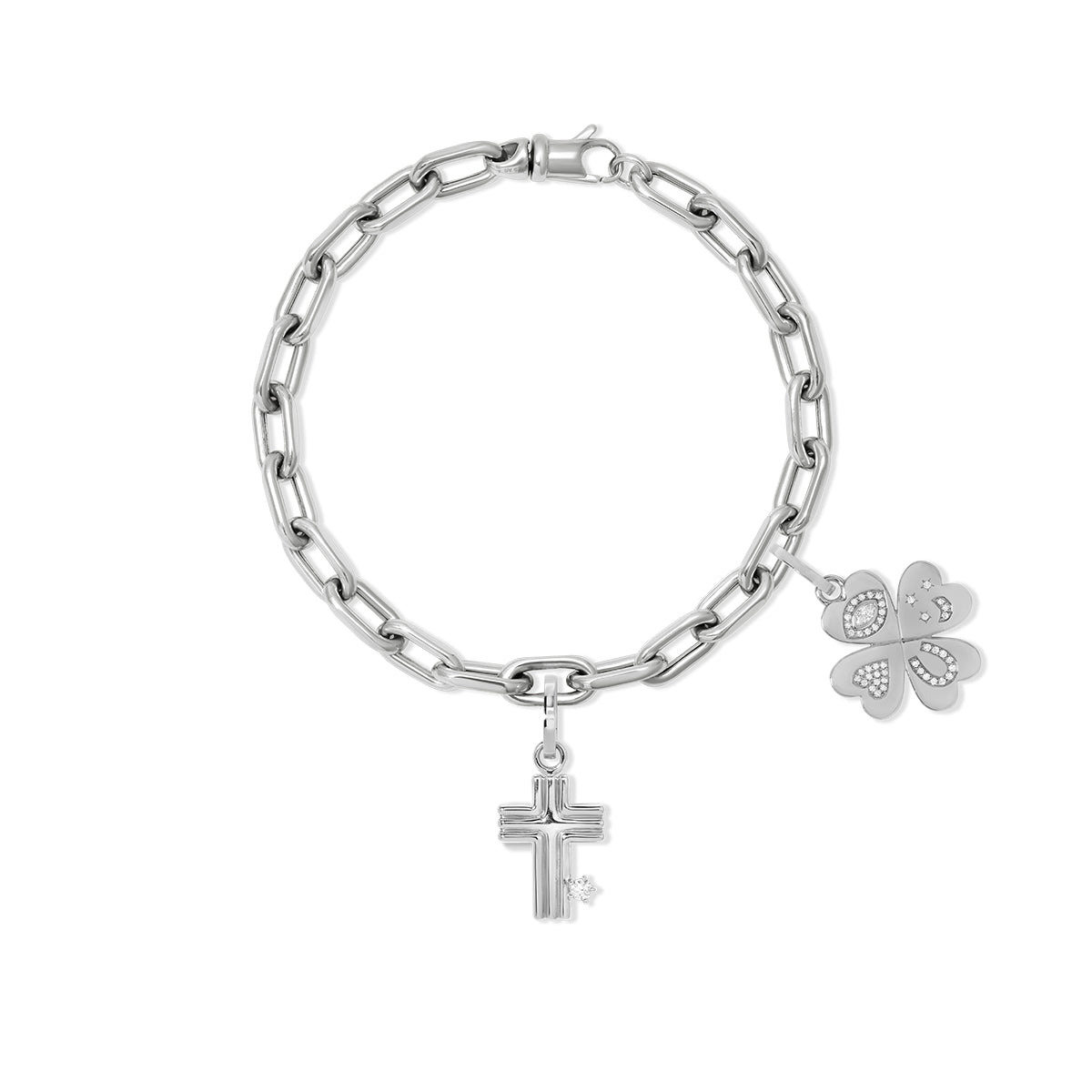 In Good Faith Charm Bracelet in Sterling Silver