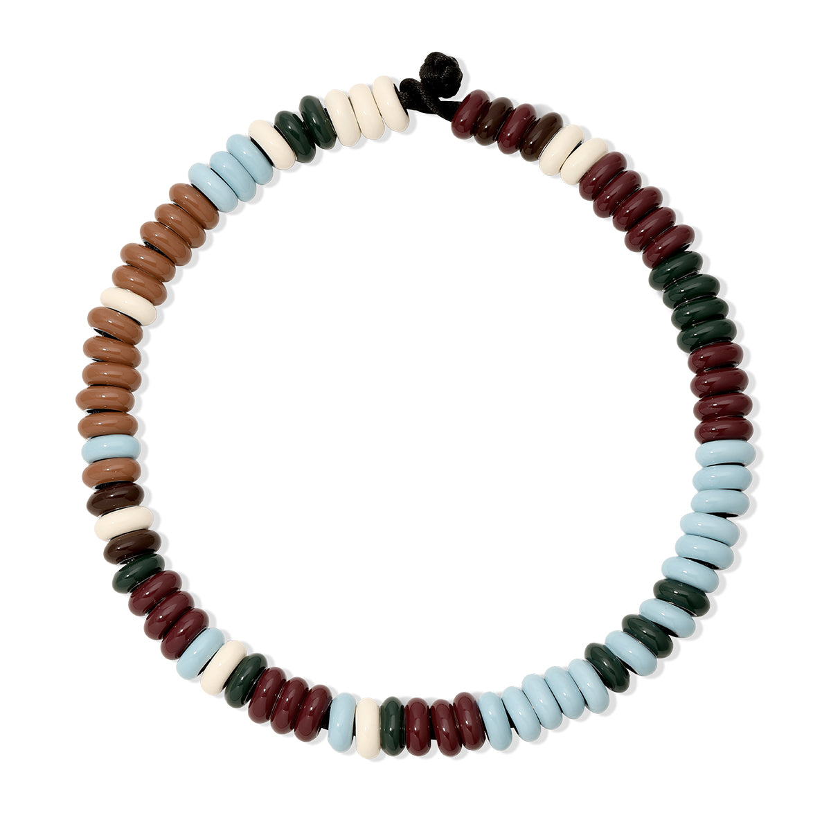 Ivy League Enamel Big Bead Necklace