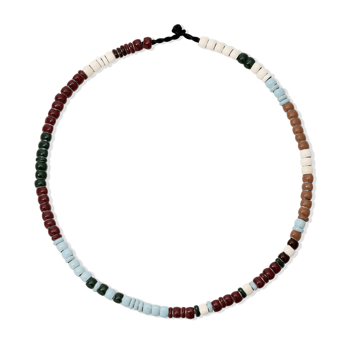 Ivy League Full Enamel Mini Bead Necklace