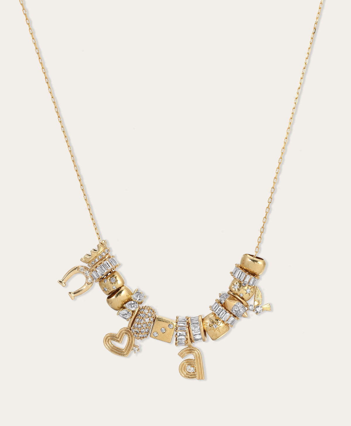 Lilly Diamond Rager Mini Bead Necklace