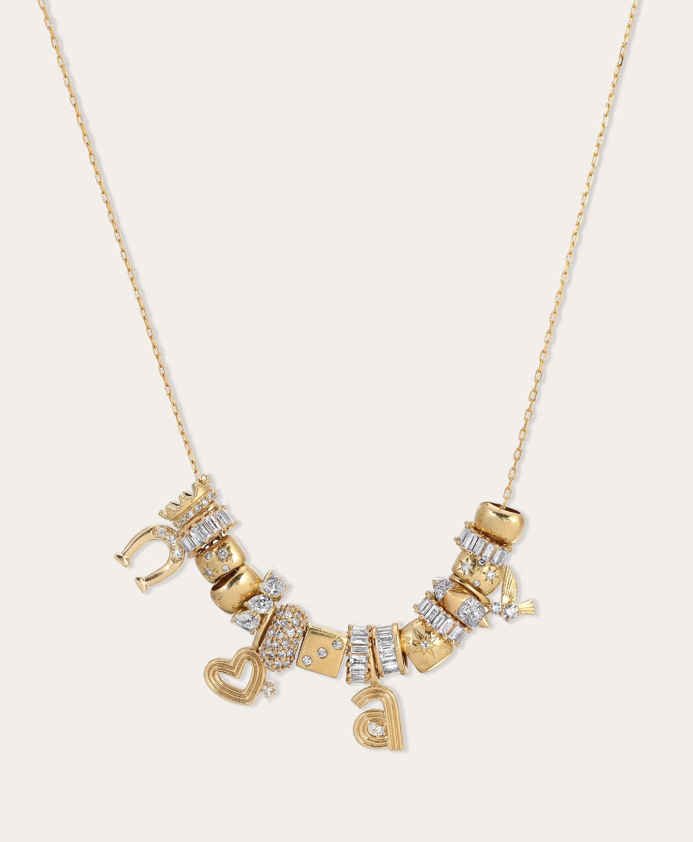 Lilly Diamond Rager Mini Bead Necklace
