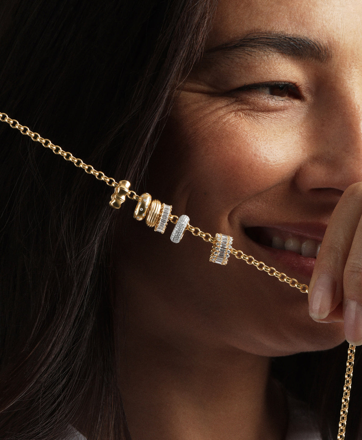 Diamond Polka Dot Big Bead