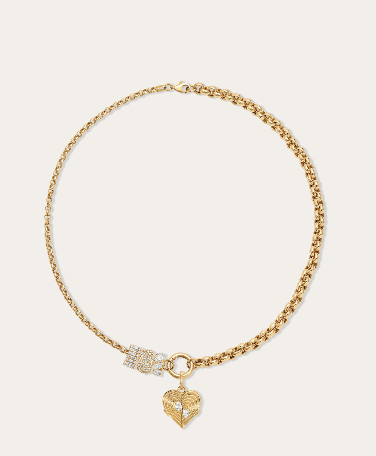 Marbella Diamond Charm Necklace