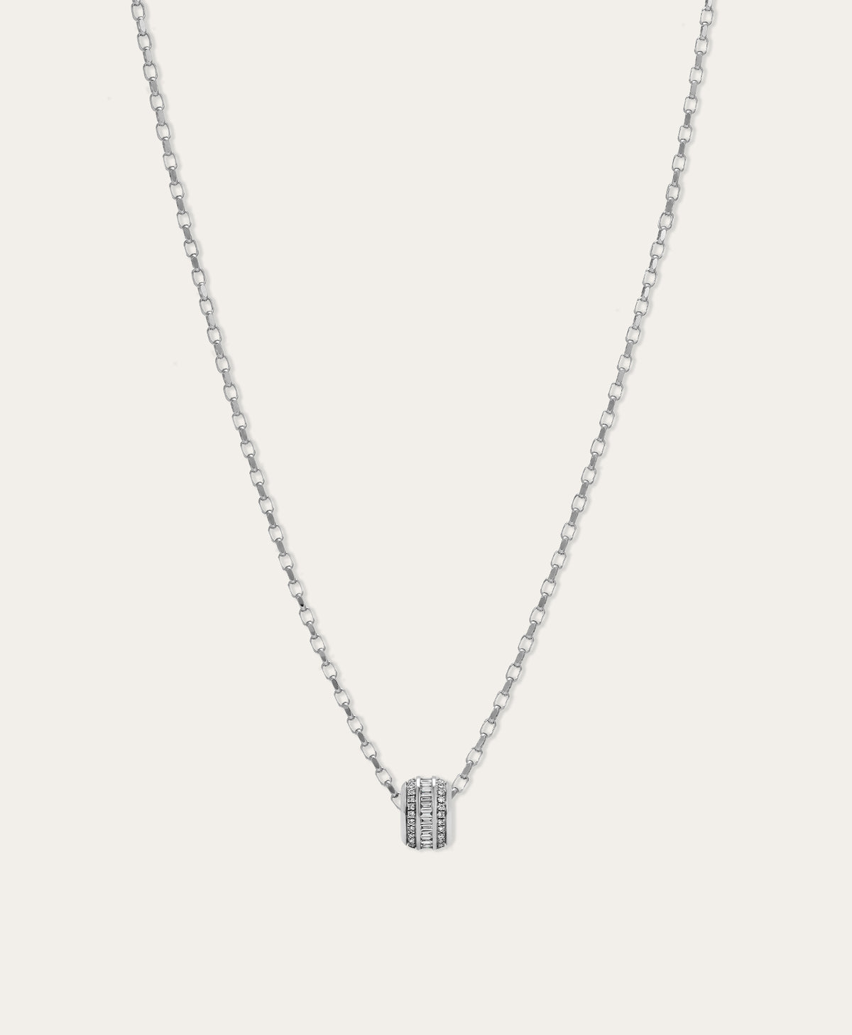 Martine Diamond Big Bead Necklace