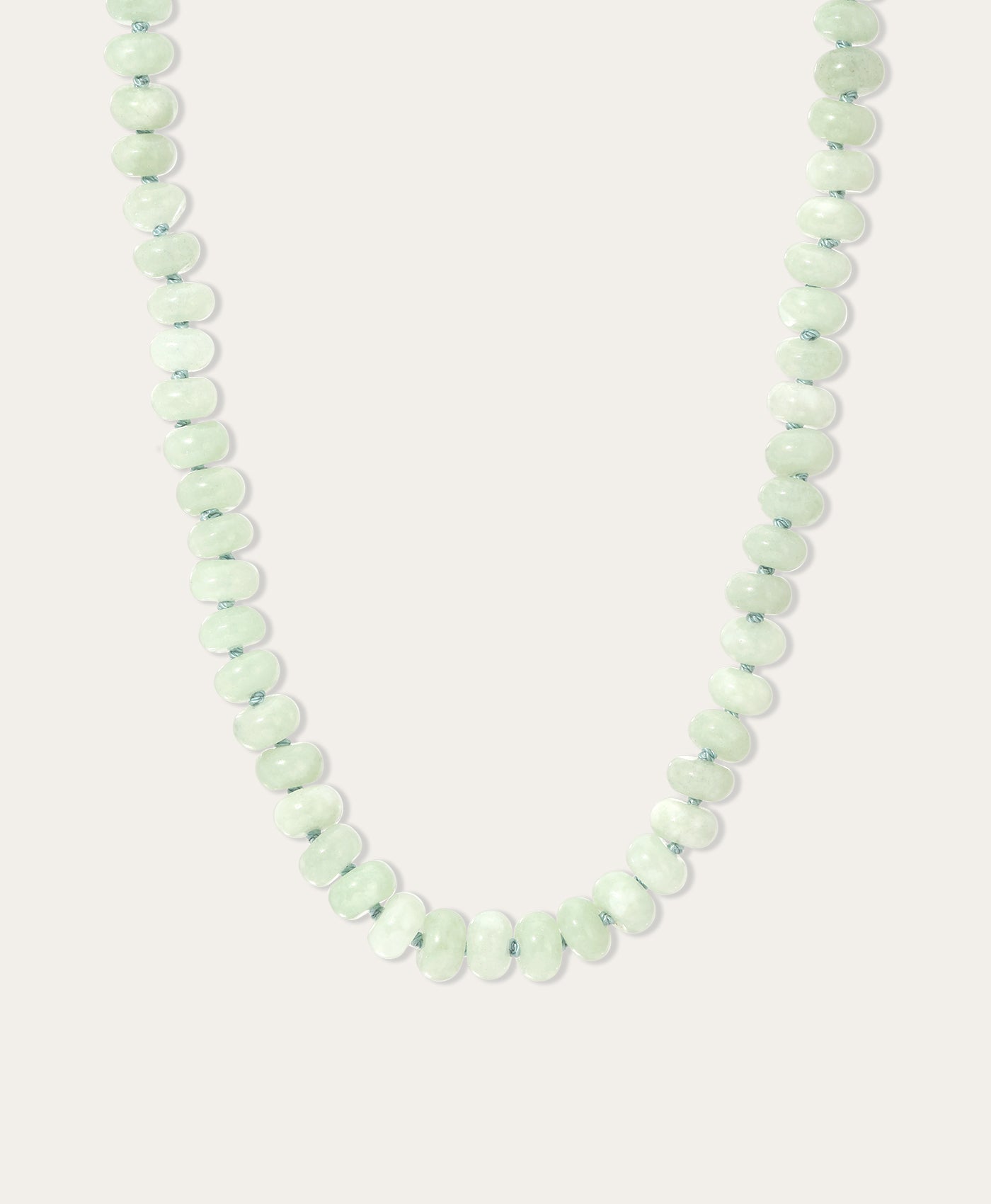 Matcha Latte Gemstone Necklace