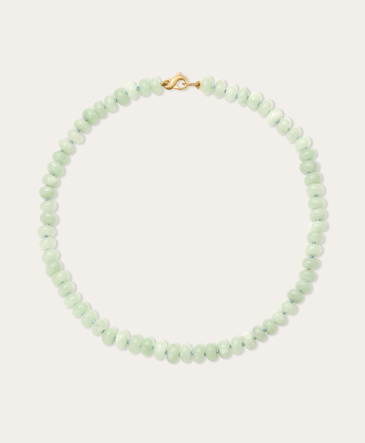 Matcha Latte Gemstone Necklace