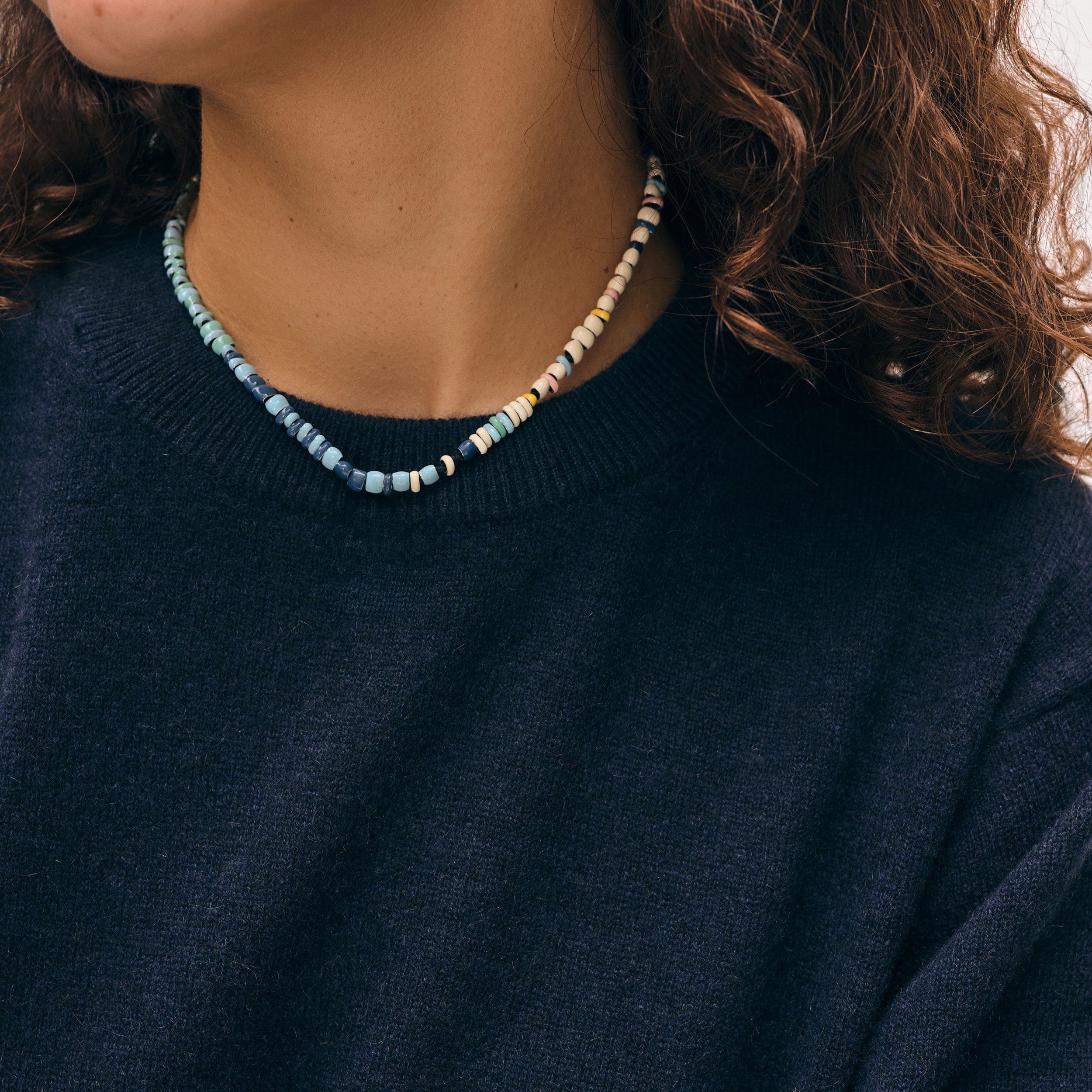 White + Warren Mother's Day Bead Party Full Enamel Necklace