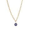 Ceramic + Diamond Crown Hinged Charm