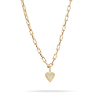 Make Your Move Pavé Heart Hinged Charm