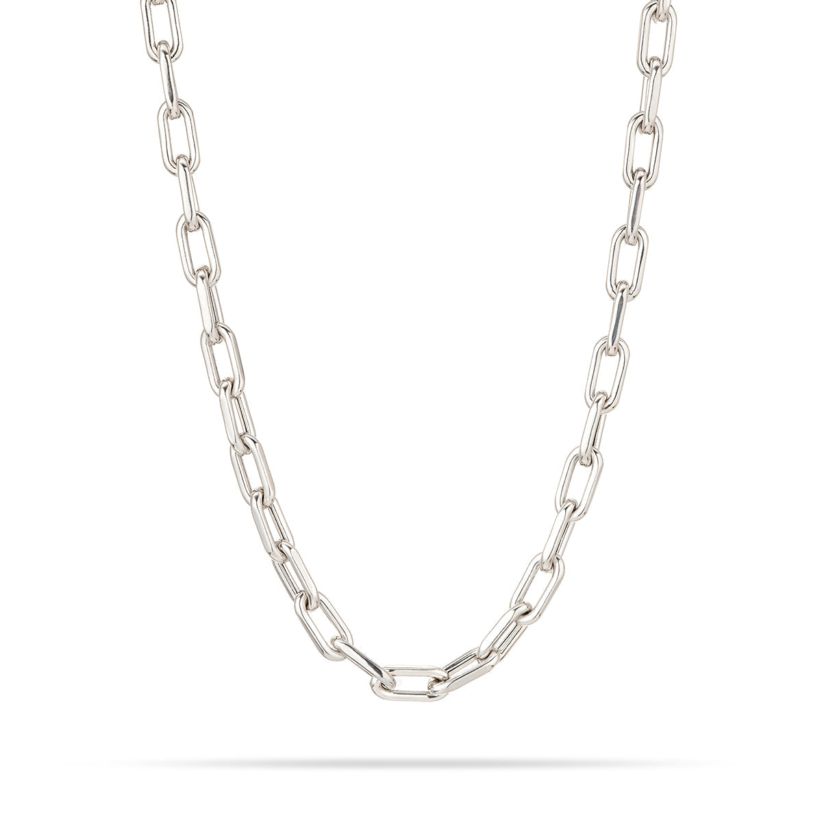 5.3mm Italian Chain Link Necklace in Sterling Silver