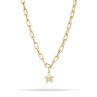 3D Diamond Star Hinged Charm