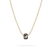 Zodiac Ceramic + Diamond Leo Big Bead