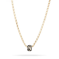 Zodiac Ceramic + Diamond Aquarius Big Bead