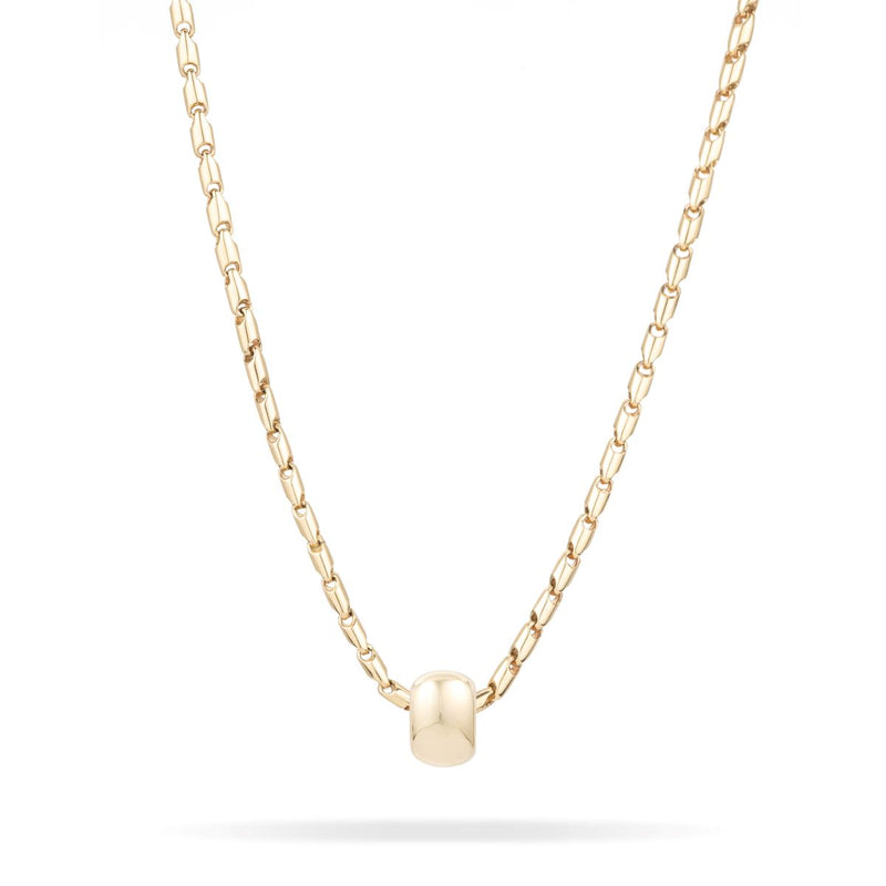 Chunky Seed Pearl Initial Necklace - Adina Reyter