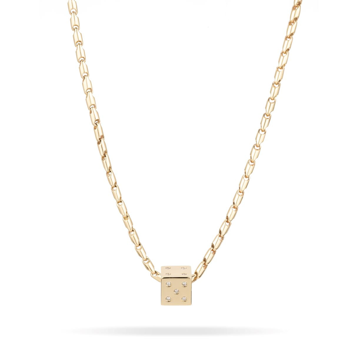 Zodiac Big Bead Curb Chain Necklace - Adina Reyter