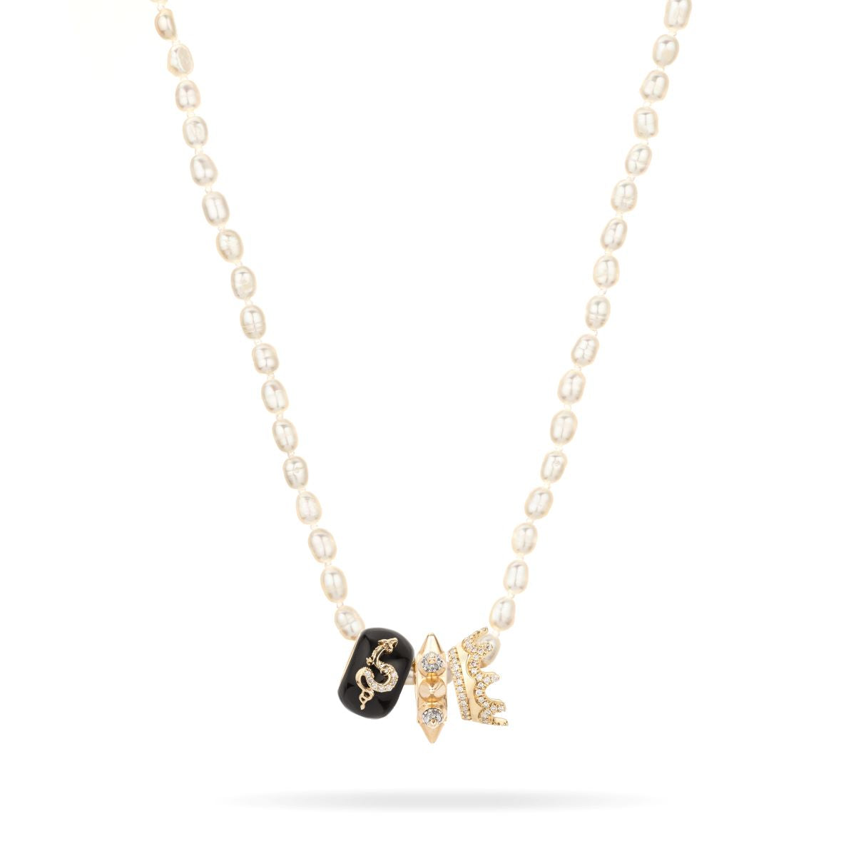 Zodiac Big Bead Curb Chain Necklace - Adina Reyter