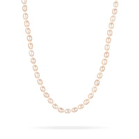 Chunky Pink Seed Pearl Necklace