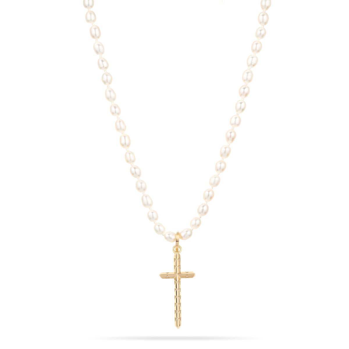 Pavé Diamond Cross Hinged Charm