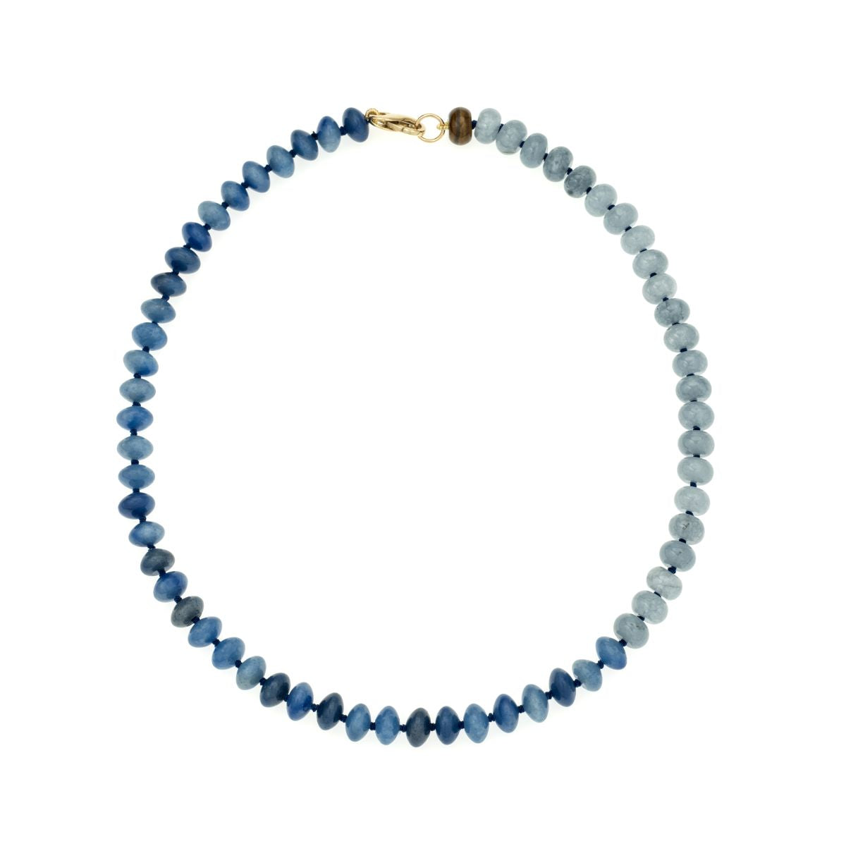 Shades of Deep Blue Gemstone Necklace