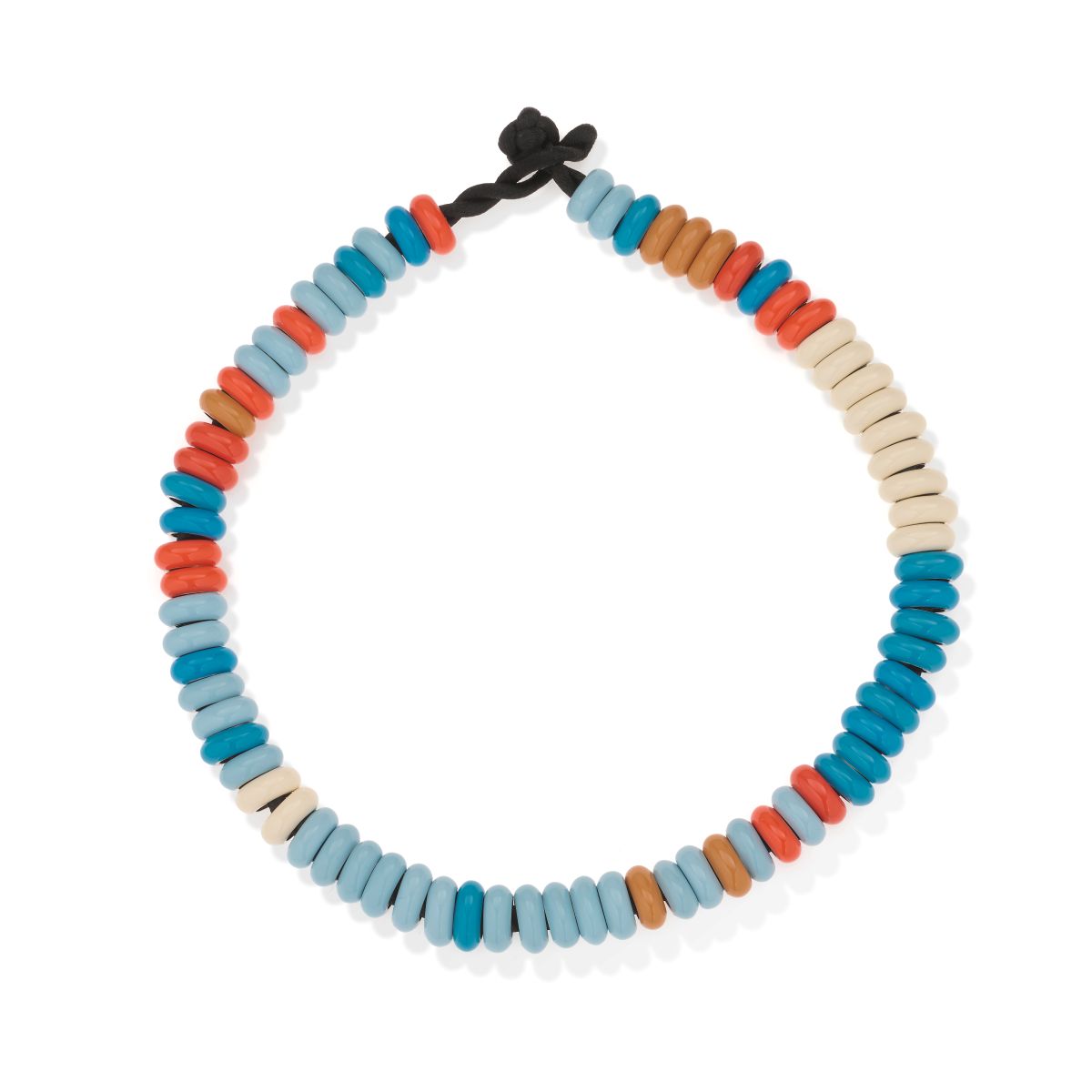 Poolside Enamel Big Bead Necklace