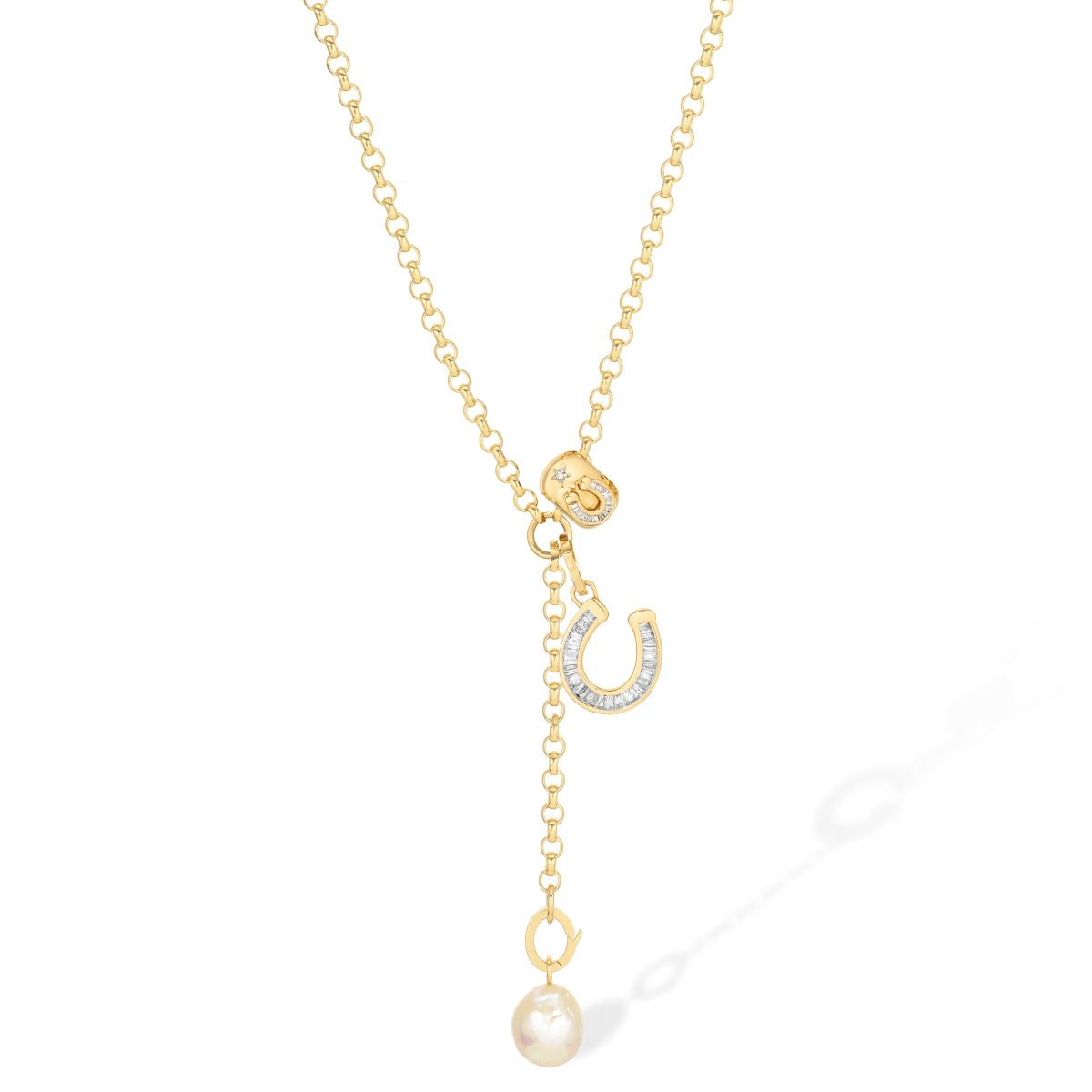 For Luck Lariat Necklace