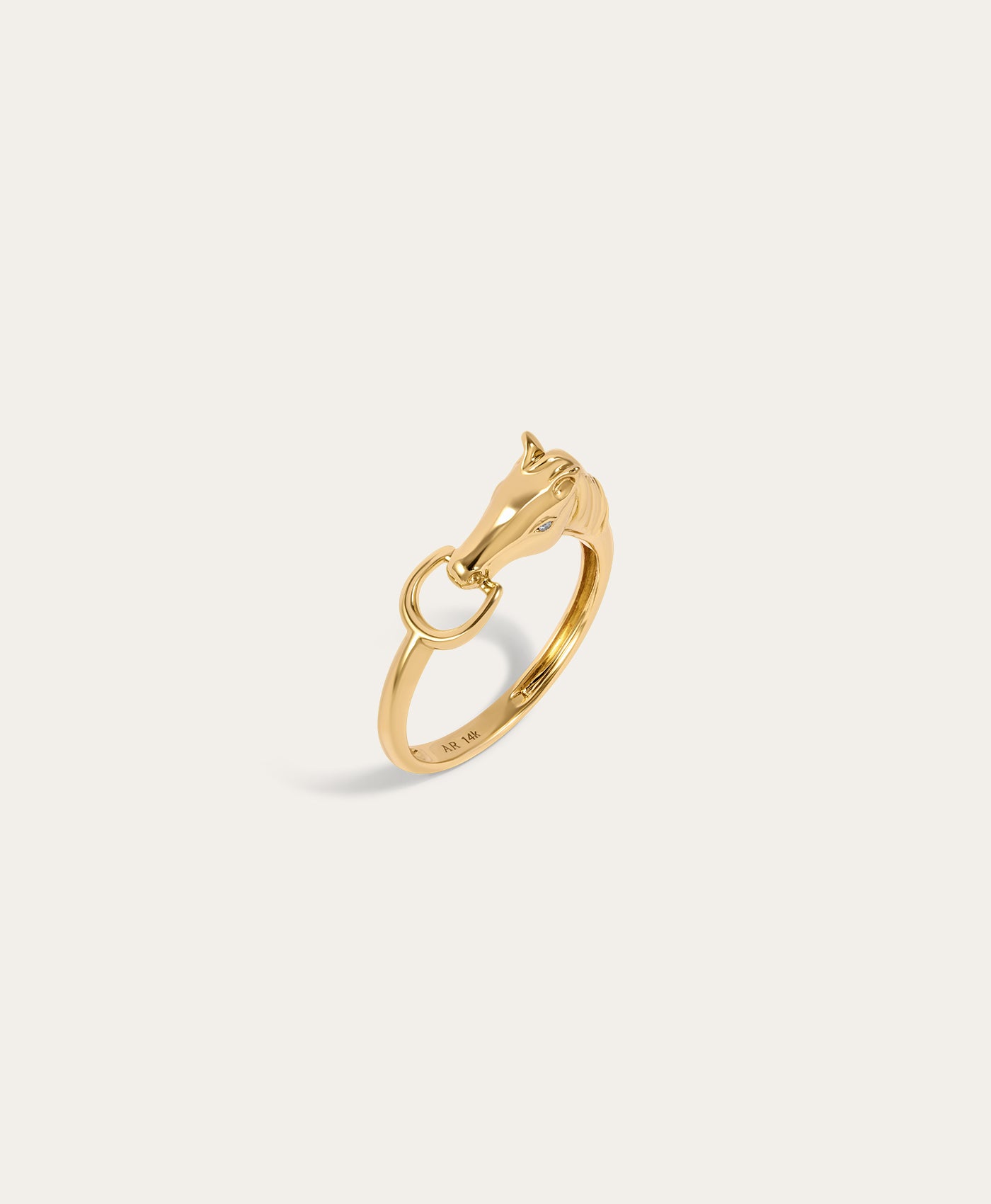 One of a Kind Horse Head Ring, Size 6