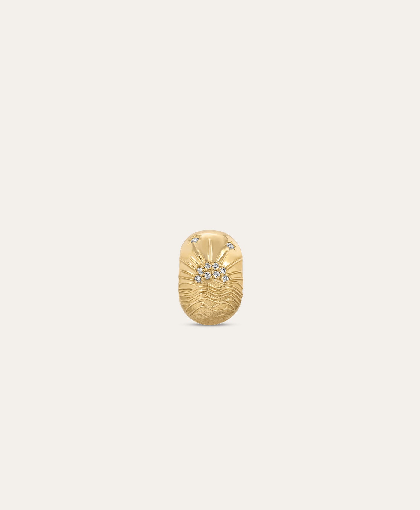 One of a Kind Palm Tree Big Bead