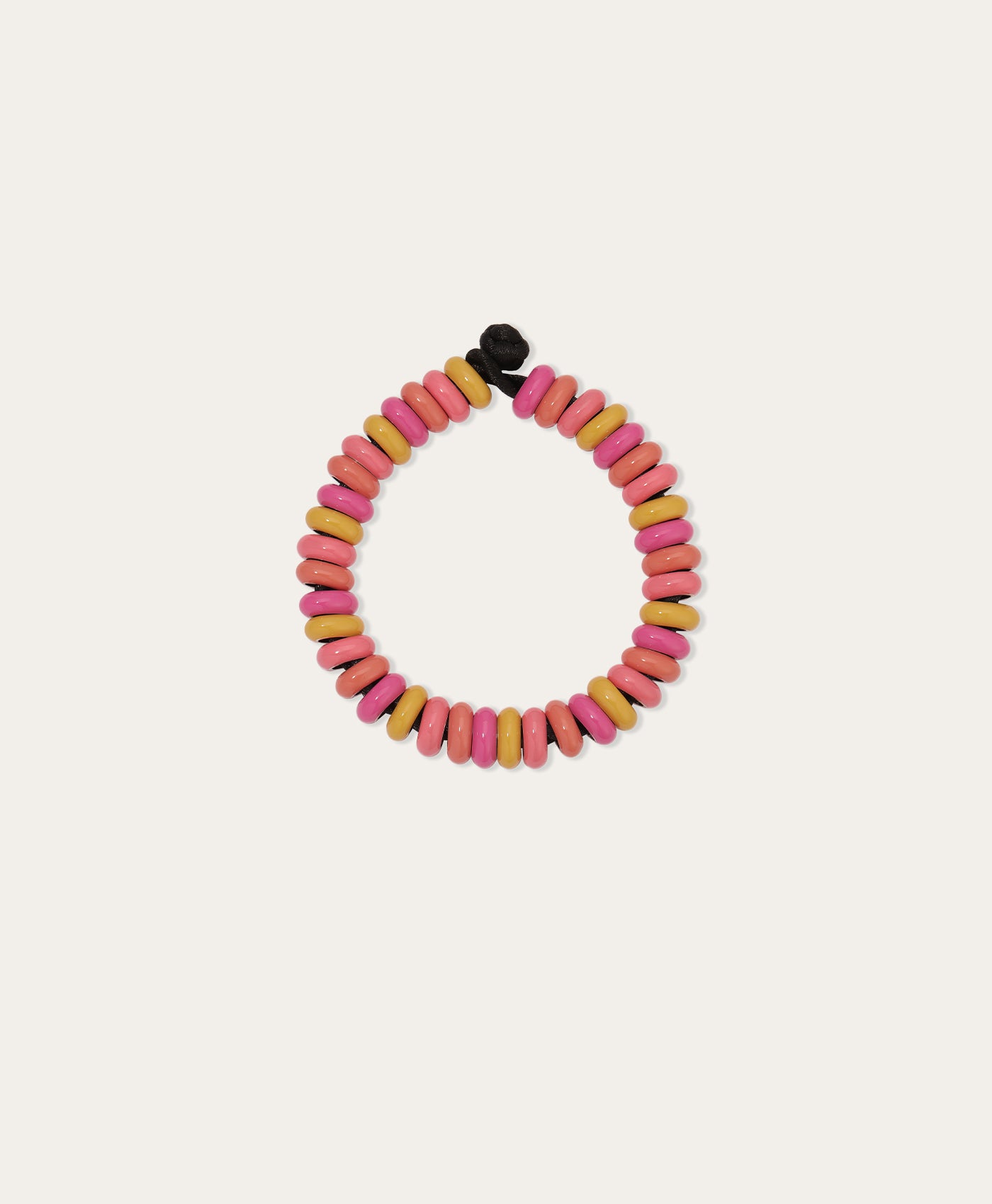 One of a Kind Sunrise Full Enamel Big Bead Bracelet