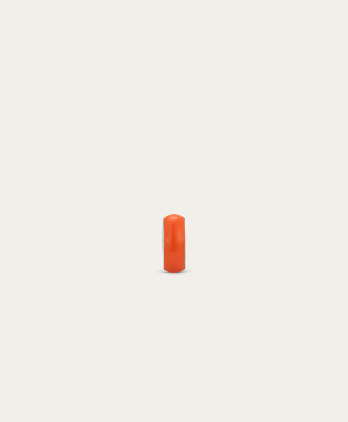 Orange Enamel Mini Bead
