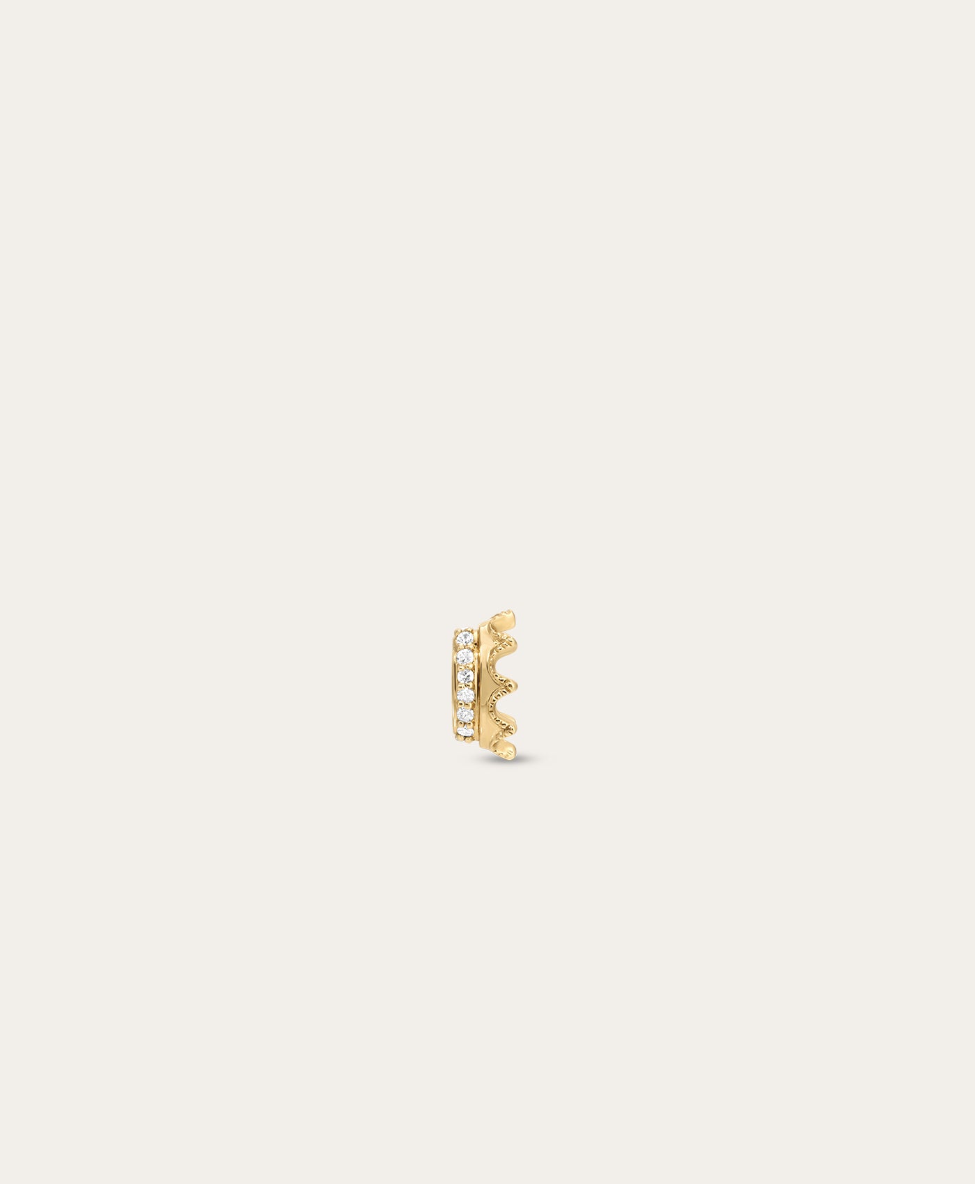 Pavé Crown Mini Bead