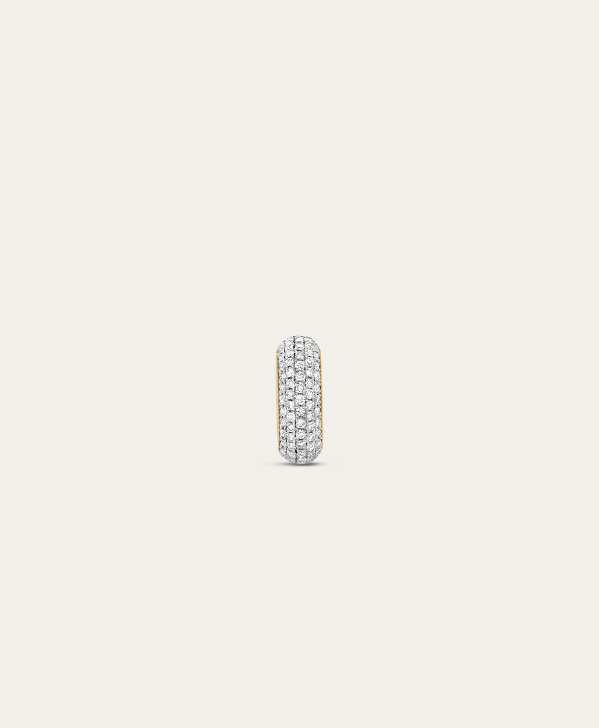 Pavé Diamond Spacer Big Bead
