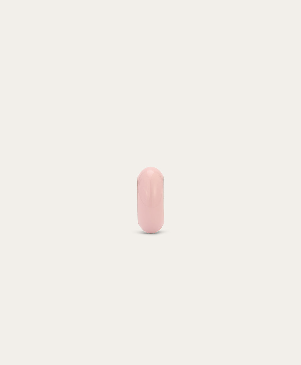 Pink Enamel Big Bead