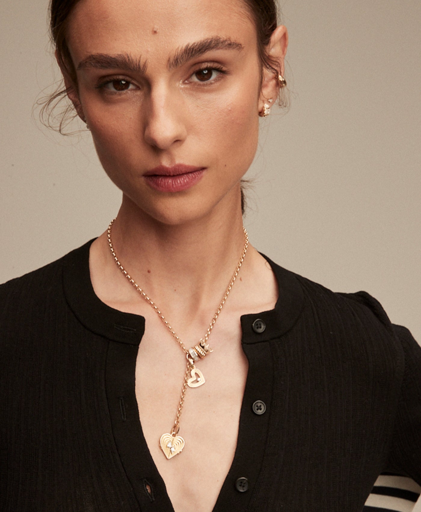 Rolo Chain Lariat Necklace