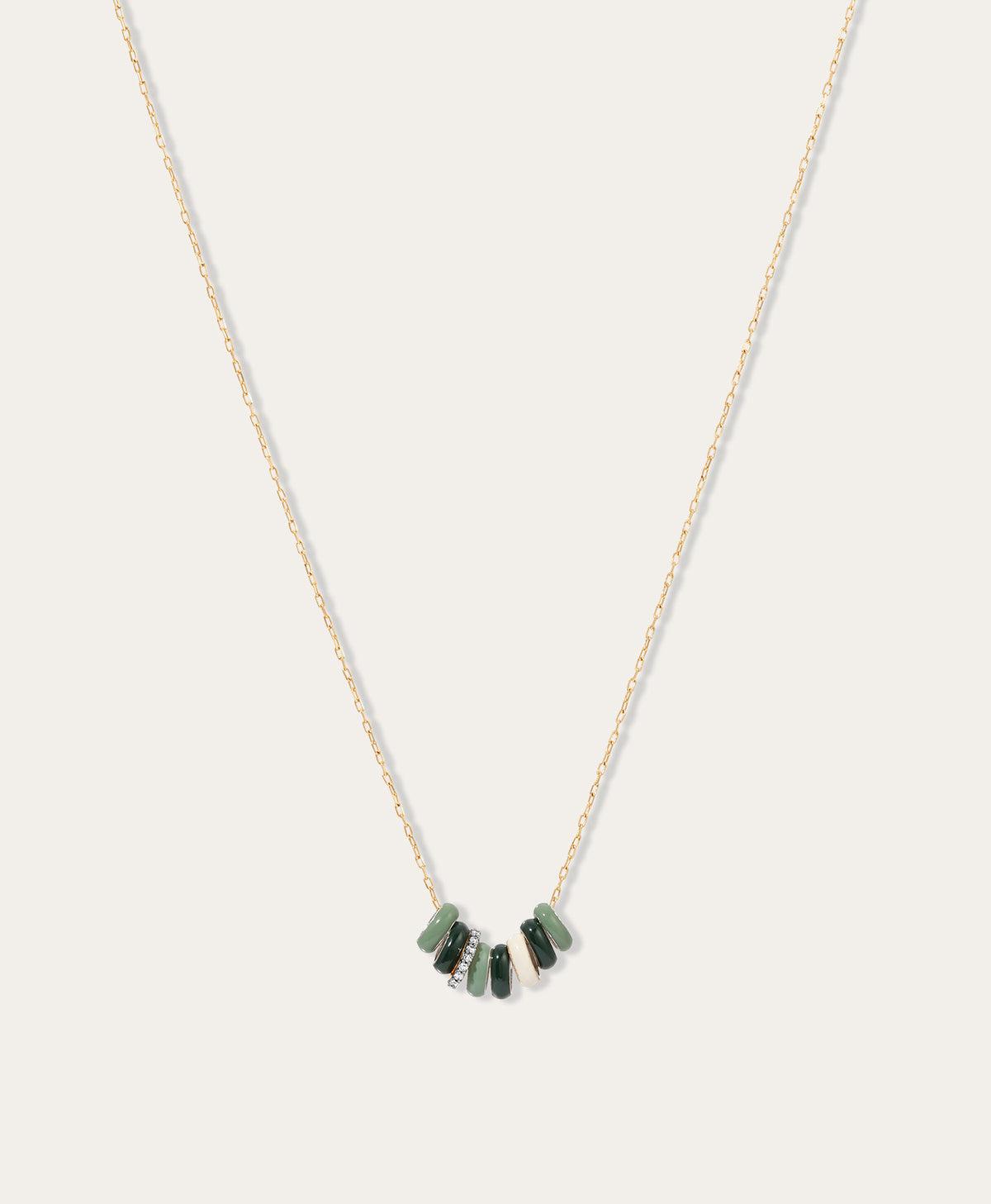 Rugby Stripes Diamond Rager Necklace