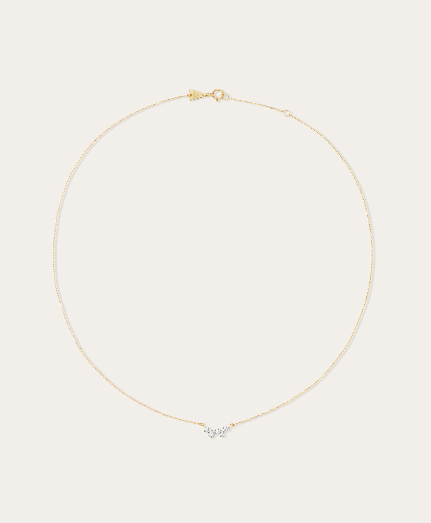 Scattered Diamond Necklace