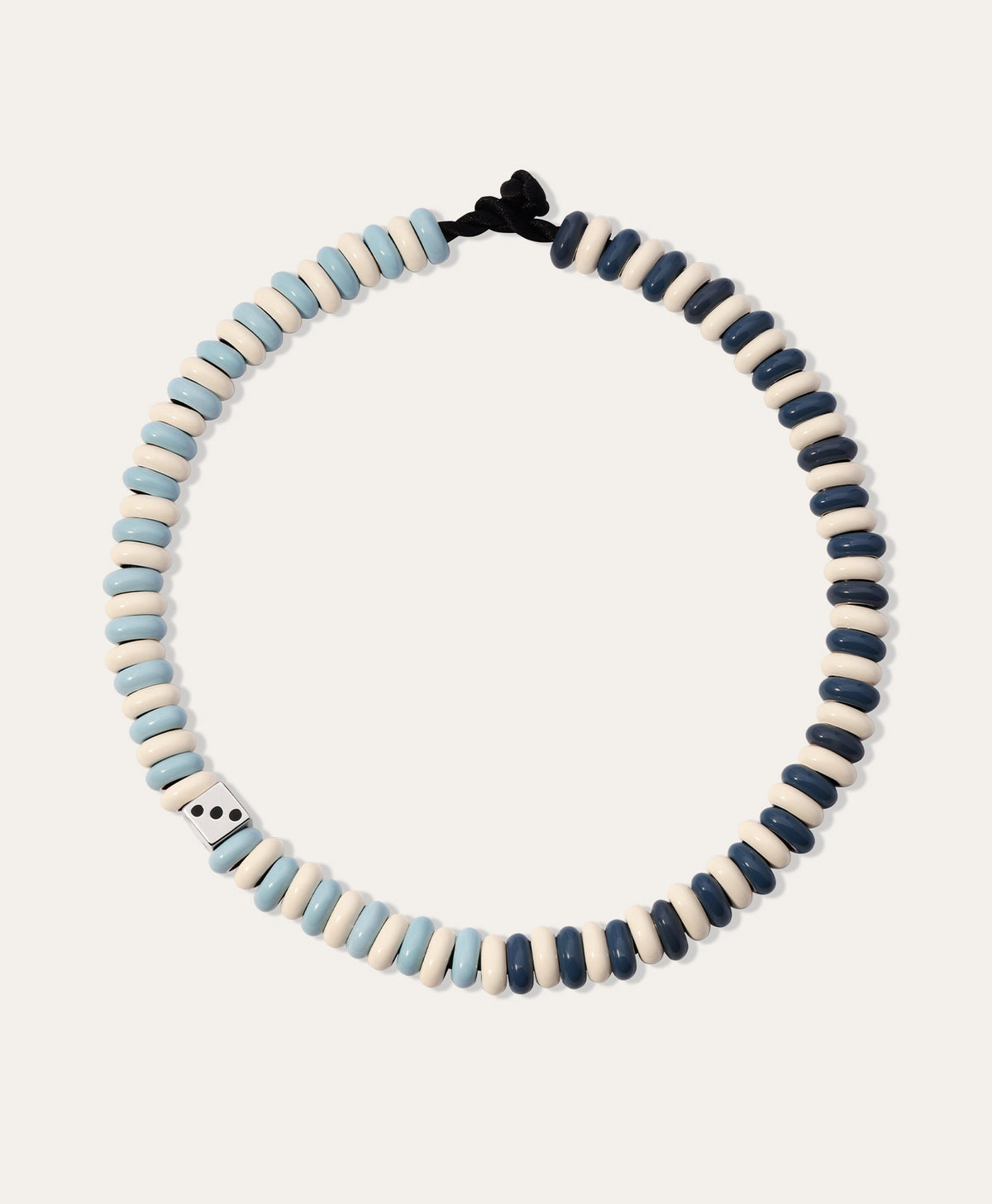 Seaside Stripes Big Bead Necklace