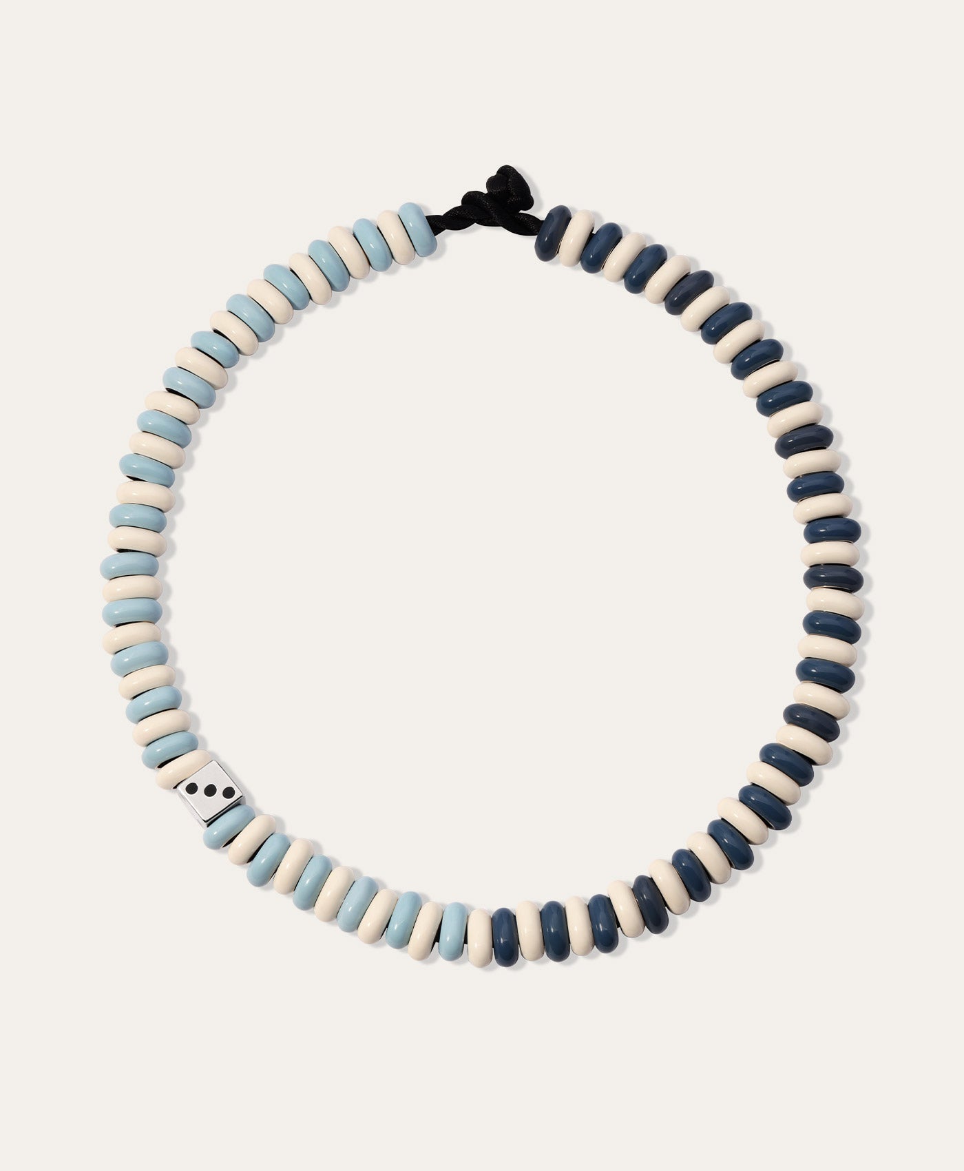 Seaside Stripes Big Bead Necklace