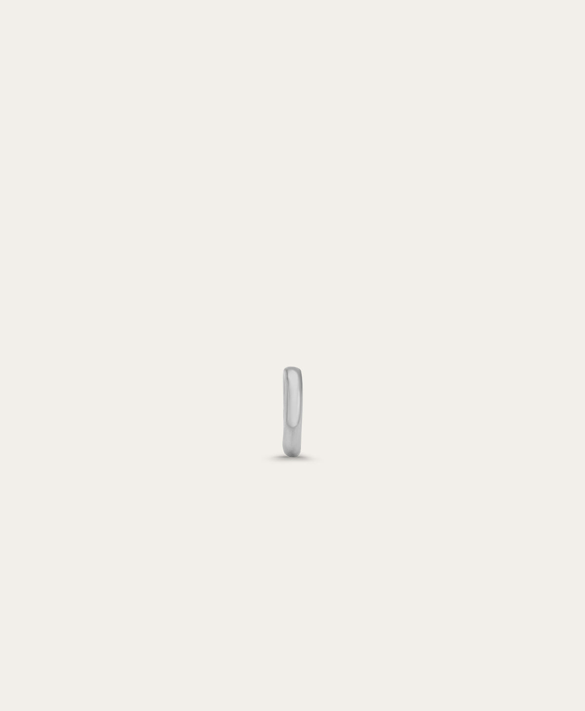 Single Solid Mini Bead in Sterling Silver