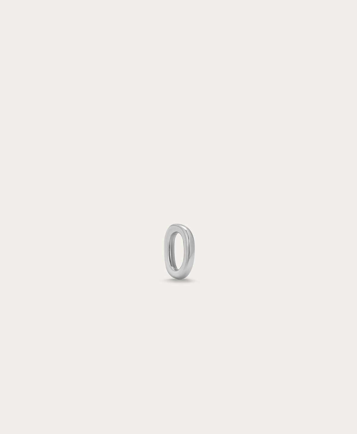Single Solid Mini Bead in Sterling Silver