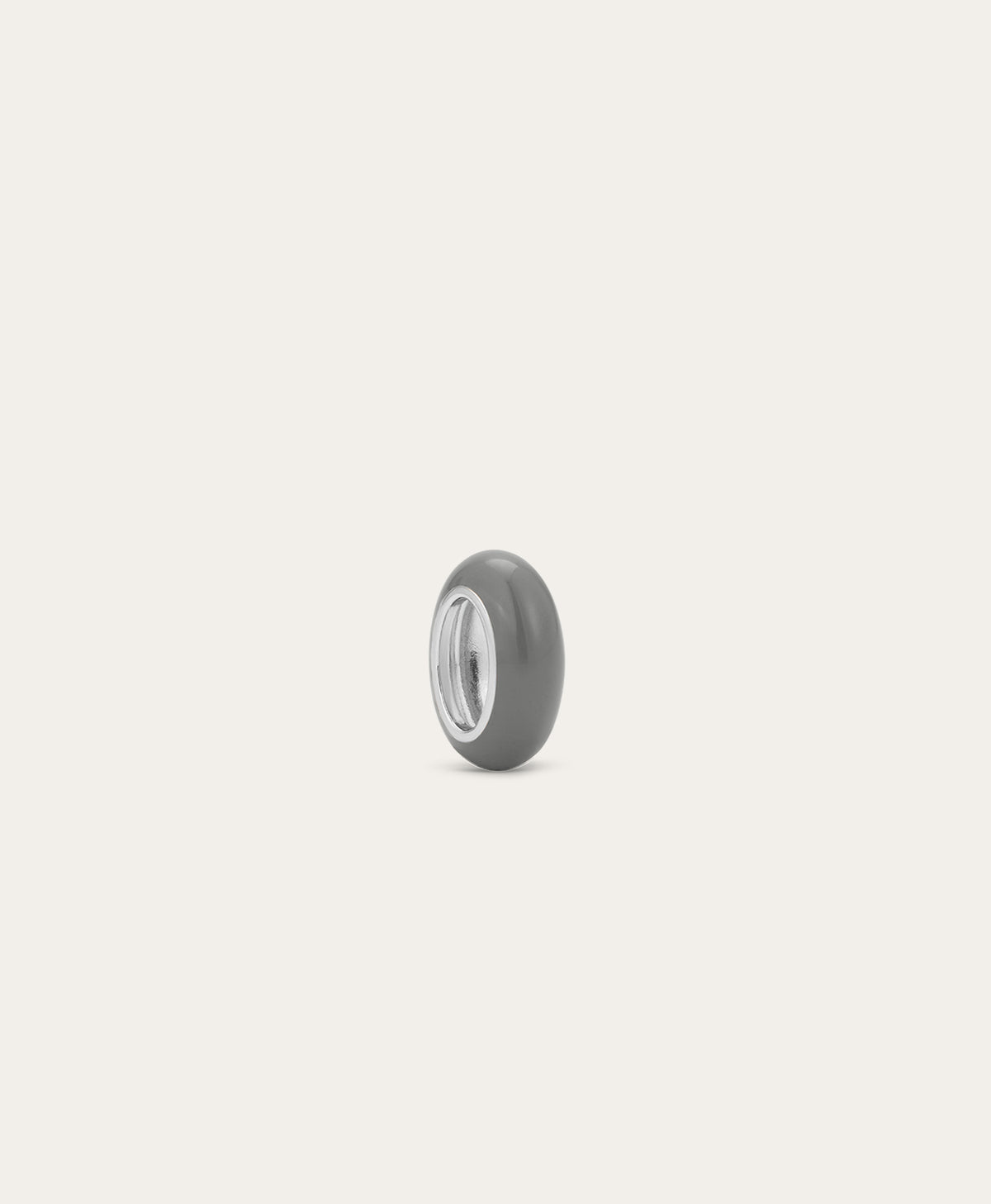 Slate Enamel Big Bead