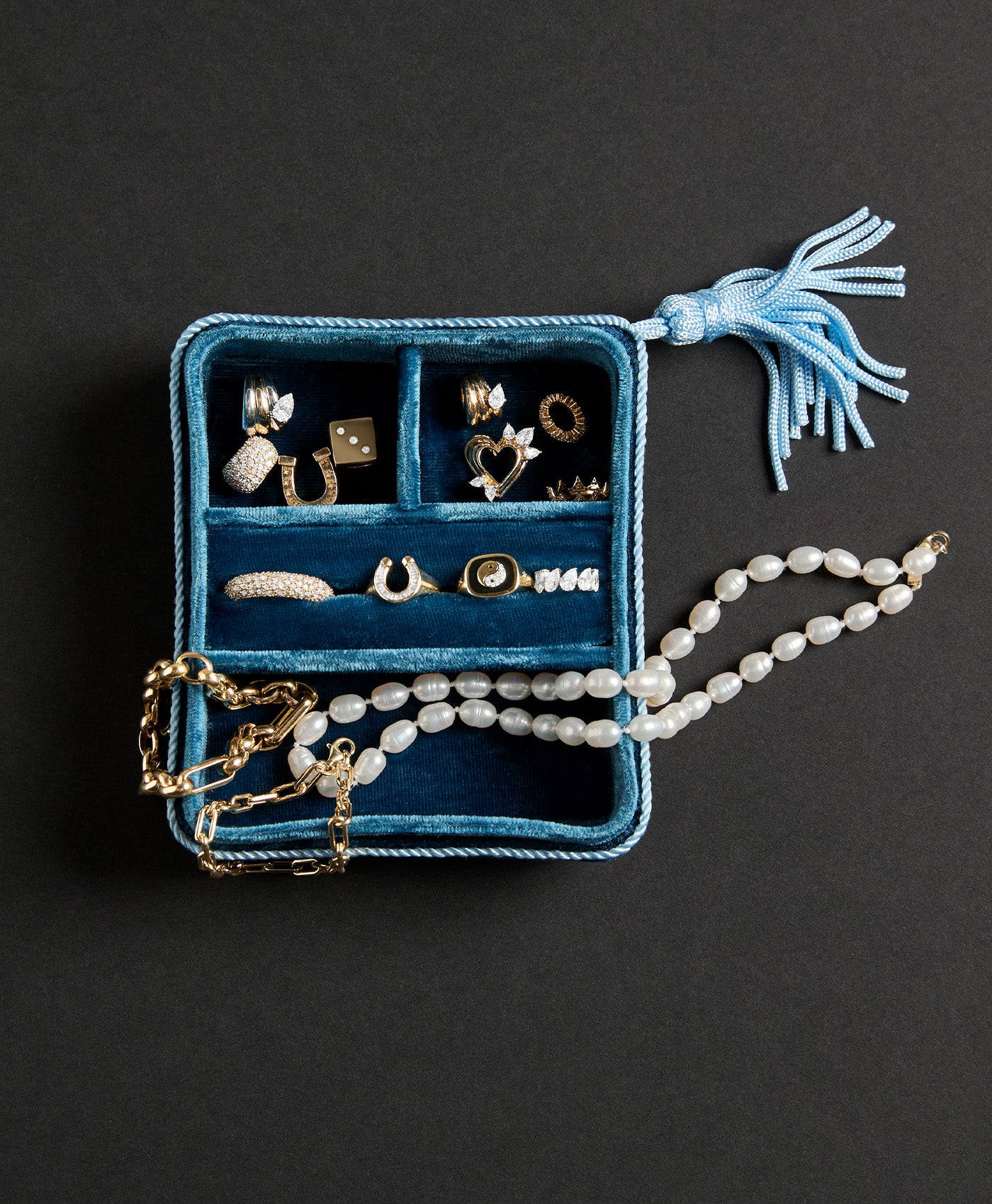 Herlipto tweed jewelry box ノベルティ Travel Jewelry Box
