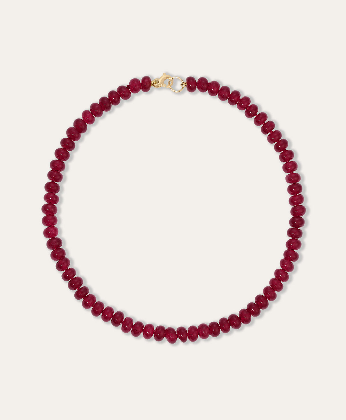 Summer Tomato Gemstone Necklace