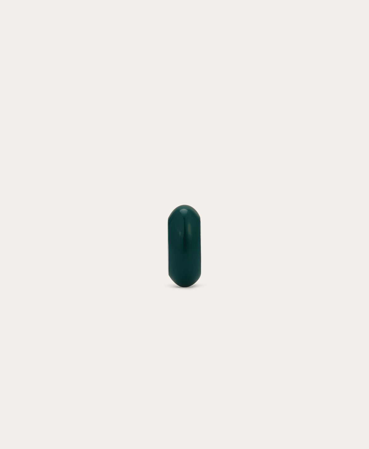 Teal Enamel Big Bead
