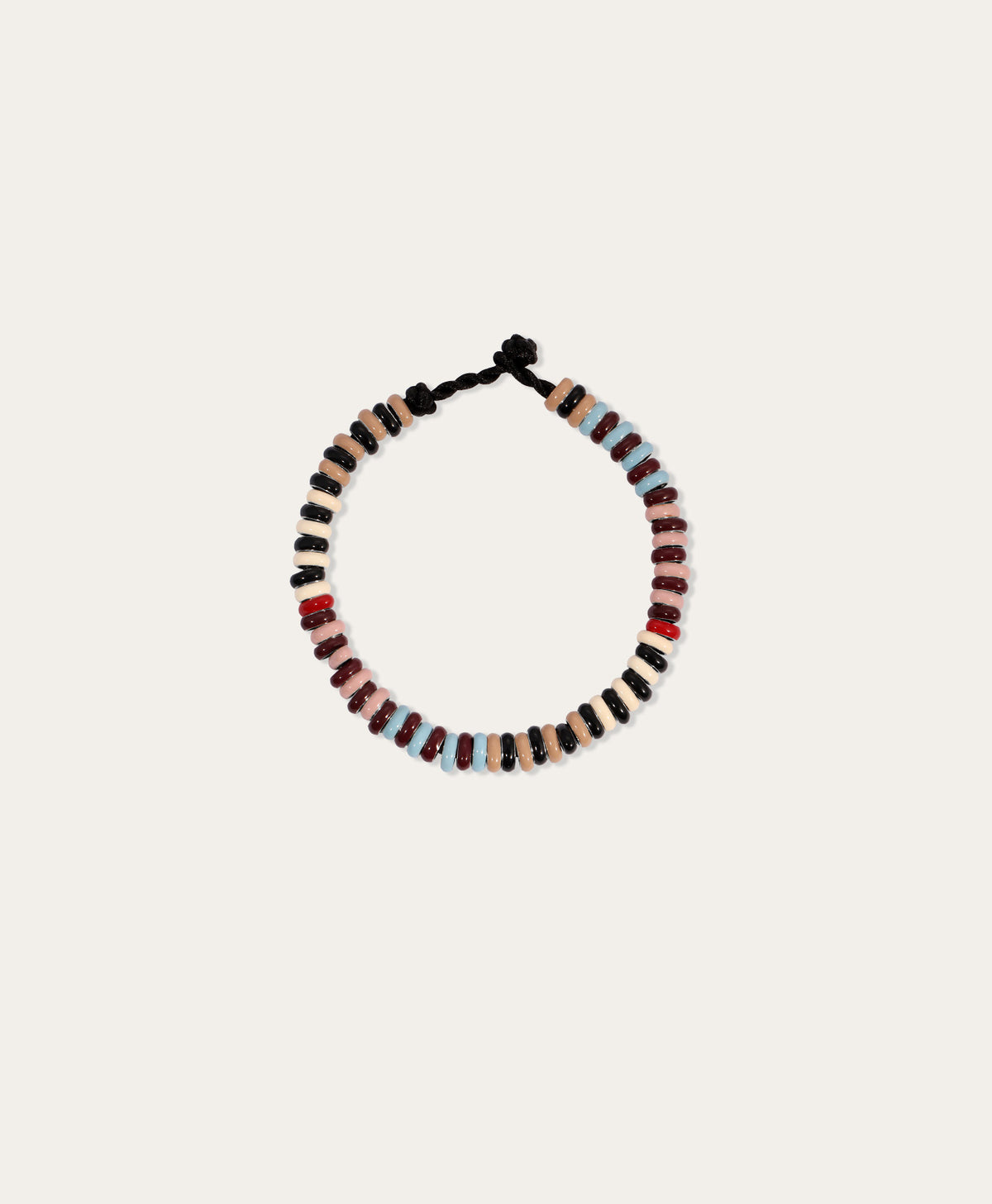 Tweed Stripes Mini Bead Bracelet
